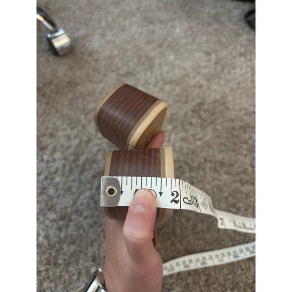 Bruno Valentini 90s Sandals Woven Sandals Mules Raffia Leather Sz 7 Tan - Picture 13 of 13